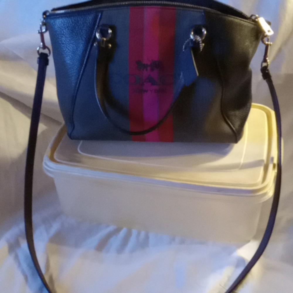 Coach pursewith 1 pocket inside